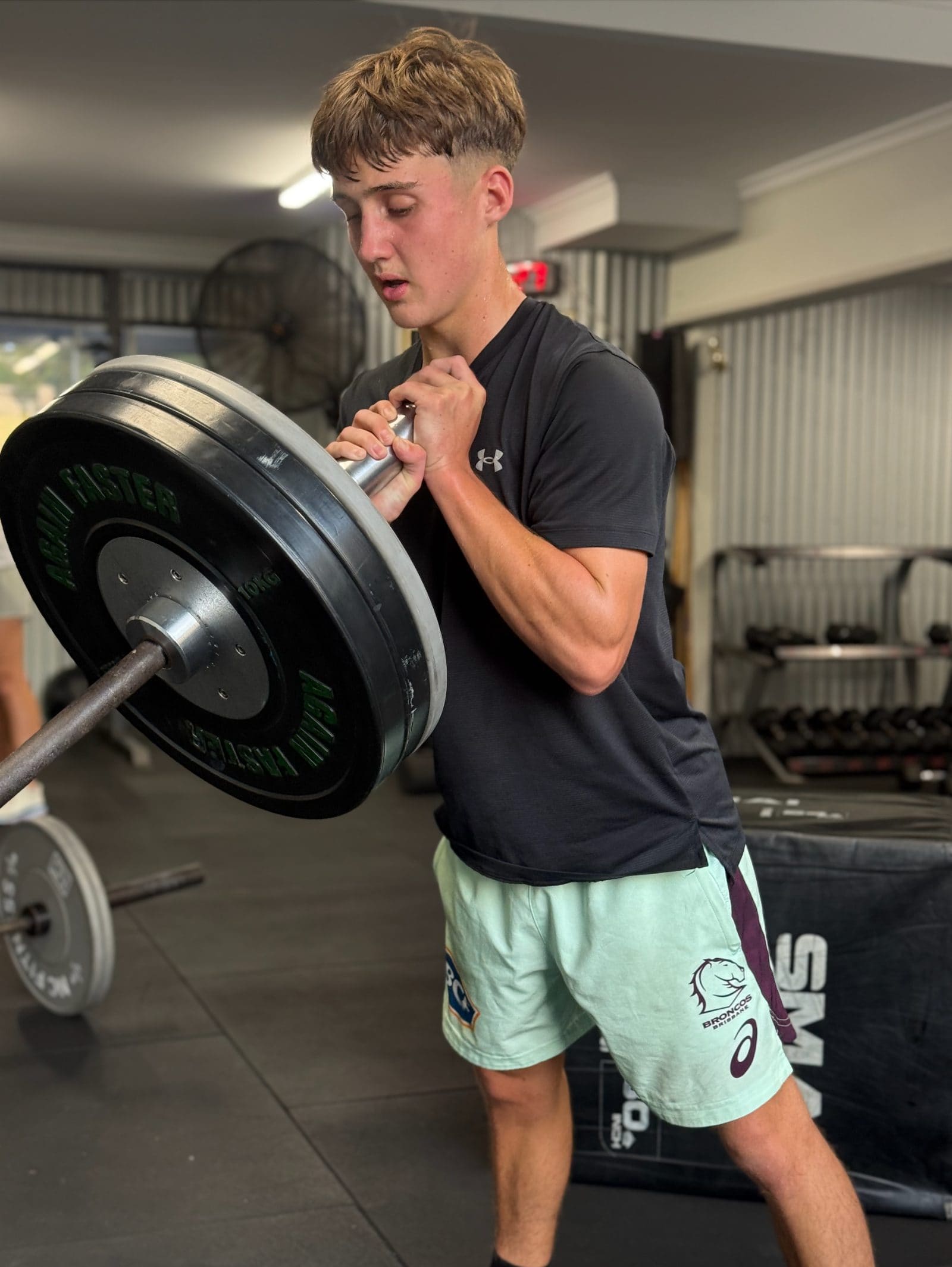 Re-test: loaded squat